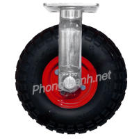 Bánh Xe Đẩy Hàng Cao Su H350 Cố Định